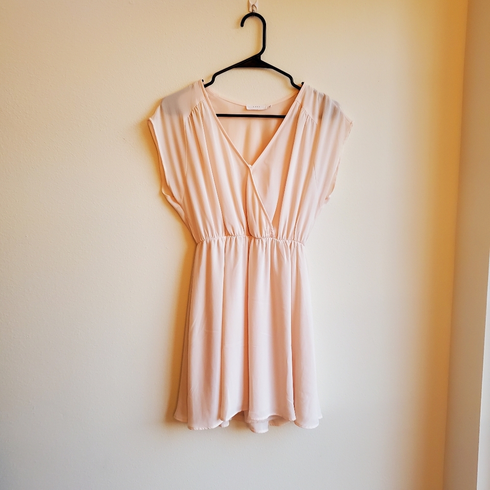 Lush Pale Pink Summer Dress